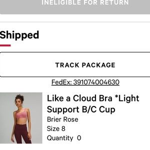 Like a Cloud Bra (Rose)